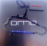Bracciale Venerio Uomo in Argento Zircone BR 95 GM03 B - BR 95 GM03 B